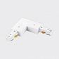 Соединитель угловой Italline WSO 74 white - фото №1