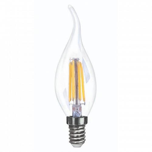 Лампа светодиодная диммируемая филаментная Voltega E14 6W 4000K прозрачная VG10-CW35E14cold6W-FD 7081