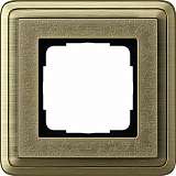 Рамка 1-постовая Gira ClassiX Art бронза 0211661