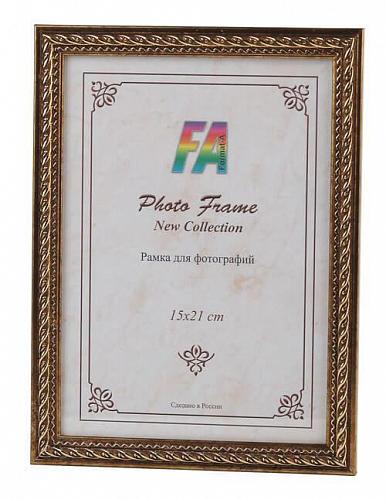 Фоторамка FA пластик Виток золото 15х21 (42/1008) Б0049961