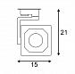 Трековый светодиодный cветильник SLV 3Ph Euro Cube 152780 - фото №2