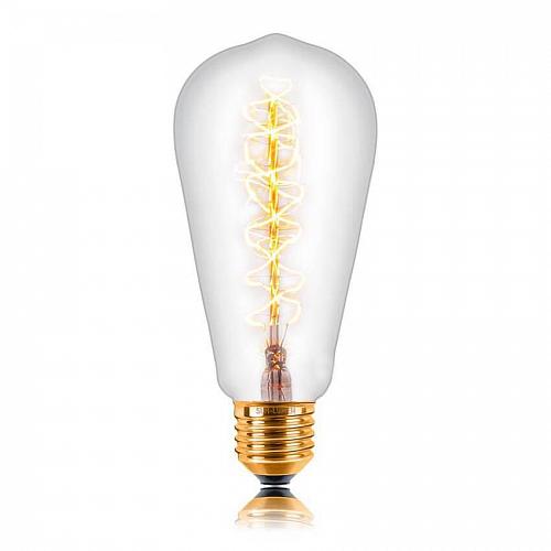 Лампа накаливания E27 60W прозрачная 052-269