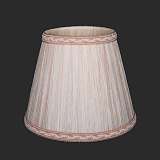 Абажур Bohemia Ivele SH33A-160 Шампань индийский шелк с бело-золотой каймой