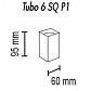 Потолочный светильник TopDecor Tubo6 SQ P1 30 - фото №2