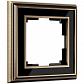 Рамка Werkel Palacio на 1 пост бронза/черный WL17-Frame-01 4690389103568 - фото №1
