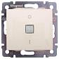 Выключатель одноклавишный двухполюсный Legrand Valena 16A 250V с подсветкой слоновая кость 774114 - фото №1