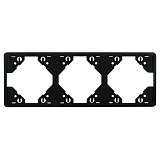 Рамка 3-модульная Efapel Apolo 5000 Standard черный 50931 TPT