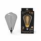 Лампа светодиодная филаментная Gauss E27 8,5W 1800K серая 157802005 - фото №1