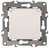 Розетка ЭРА 12 2P E Schuko со шторками с крышкой 16A 250V 12-2103-02 Б0014694