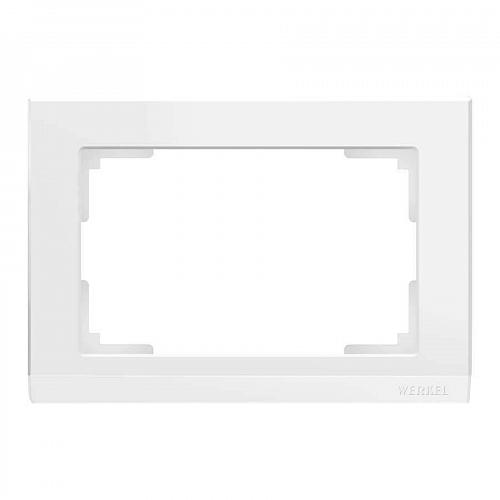 Рамка для двойной розетки Werkel Stark белый WL04-Frame-01-DBL-white 4690389146183