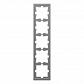Рамка 5-постовая Schneider Electric Merten D-Life MTN4050-6536 - фото №1