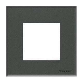 Рамки для розеток и выключателей графитового цвета