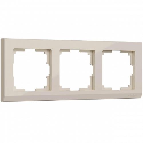 Рамка на 3 поста Werkel Stark слоновая кость W0031803 4690389161841