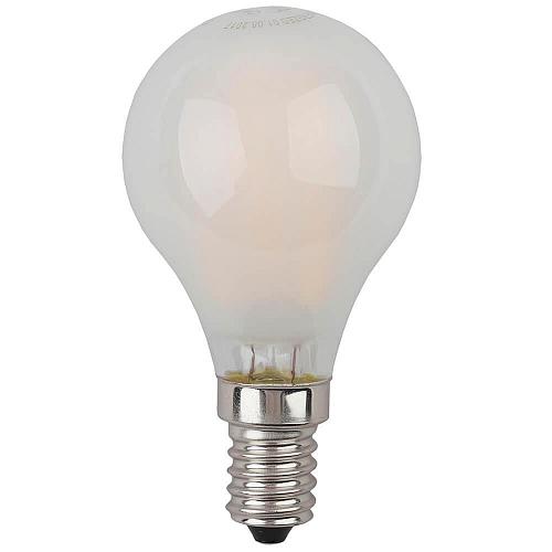 Лампа светодиодная филаментная ЭРА E14 9W 4000K матовая F-LED P45-9w-840-E14 frost Б0047027
