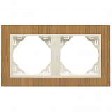 Рамка 2-постовая Efapel Logus 90 Arbore вишня/жемчуг 90920 TJP