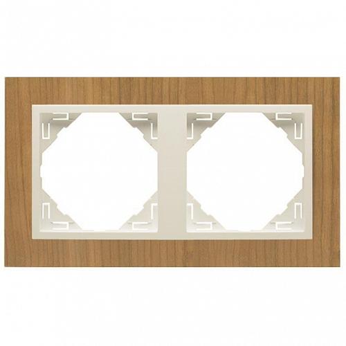 Рамка 2-постовая Efapel Logus 90 Arbore вишня/жемчуг 90920 TJP