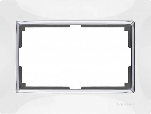 Рамка Werkel Snabb для двойной розетки белый WL03-Frame-01-DBL-white 4690389073137