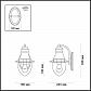 Уличный настенный светильник Odeon Light House 4041/1W - фото №2