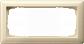 Рамка 2-модульная Gira Standard 55 кремовый глянцевый 100201 - фото №1