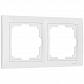 Рамка на 2 поста Werkel Snabb basic белый W0022001 4690389161346 - фото №1