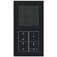 Радиоприемник скрытого монтажа в комплекте с рамкой Jung A 500 KNX черный RANACM514SW - фото №1