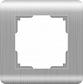 Рамка Werkel Stream на 1 пост серебряный WL12-Frame-01 4690389076367 - фото №1