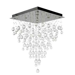 Каскадные люстры серебристого цвета Каскадные люстры серебристого цвета