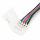 Коннектор для RGB светодиодной ленты 5050 Apeyron 12/24V (2 шт.) 09-12 - фото №1