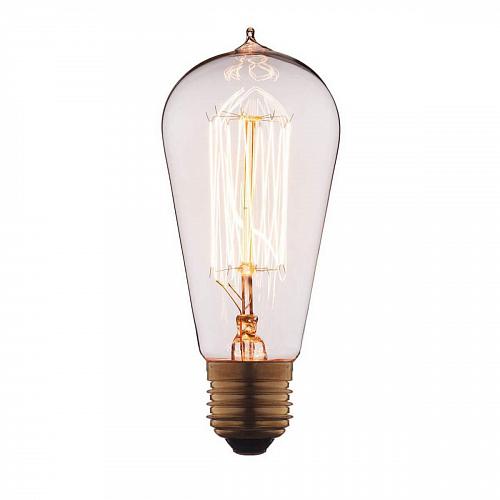 Лампа накаливания E27 60W прозрачная 6460-SC