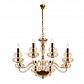 Подвесная люстра iLamp Mercury P9448-8 Gold - фото №2
