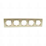 Рамка 5-постовая Mono Electric Despina титан 102-220000-164