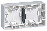Коробка для накладного монтажа 2-постовая Legrand Etika белая 672530