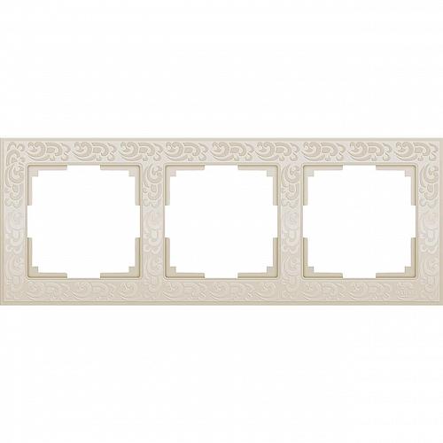 Рамка Werkel Flock на 3 поста слоновая кость WL05-Frame-03-ivory 4690389046926