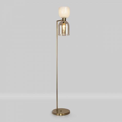 Торшер Eurosvet Tandem 01085/2 латунь