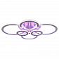 Потолочная светодиодная люстра Profit Light 8005/6 NKL - фото №1