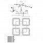 Потолочная люстра Seven Fires Limena SF7058/5C-AB-BL - фото №4