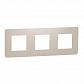 Рамка 3-постовая Schneider Electric Unica New NU200644 - фото №1
