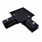Коннектор угловой Elektrostandard TRCM-1-1-L-BK a049560 - фото №1