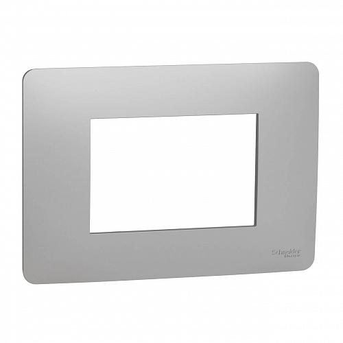 Рамка трехмодульная Schneider Electric Unica New Modular NU210330