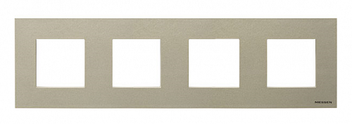 Рамка 4-постовая ABB Zenit шампань 2CLA227400N1901