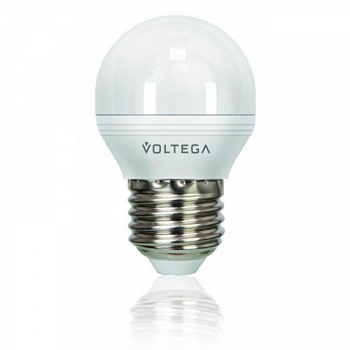 Лампа светодиодная диммируемая Voltega E27 6W 2800К матовая VG2-G2E27warm6W-D 5495