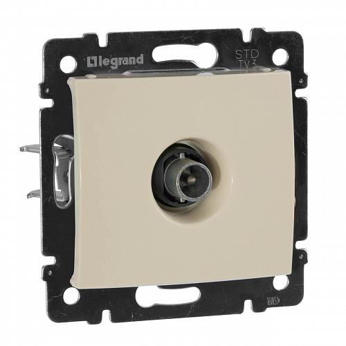 Розетка TV проходная Legrand Valena слоновая кость 774331