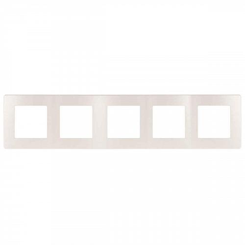 Рамка 5-постовая ЭРА 12 сатин перламутр 12-5105-15 Б0052548