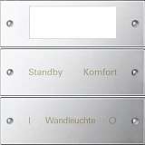 Набор клавиш Gira System 55 3шт хром 2142610