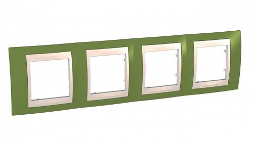 Рамка 4-постовая Schneider Electric Unica Хамелеон MGU6.008.566