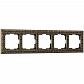 Рамка Werkel Antik на 5 постов бронза WL07-Frame-05 4690389063657 - фото №1