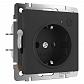 Розетка Wi-Fi  Werkel черный матовый W1171608 4690389176098 - фото №1