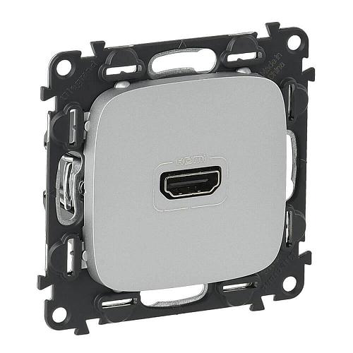 Розетка HDMI Legrand Valena Allure алюминий 754717