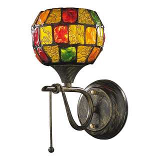 Бра с одним плафоном разноцветные