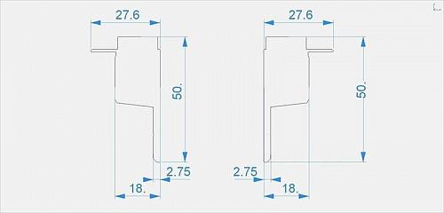 Заглушка Deko-Light End Cap H-EL-03-10 Set 2 pcs 979211